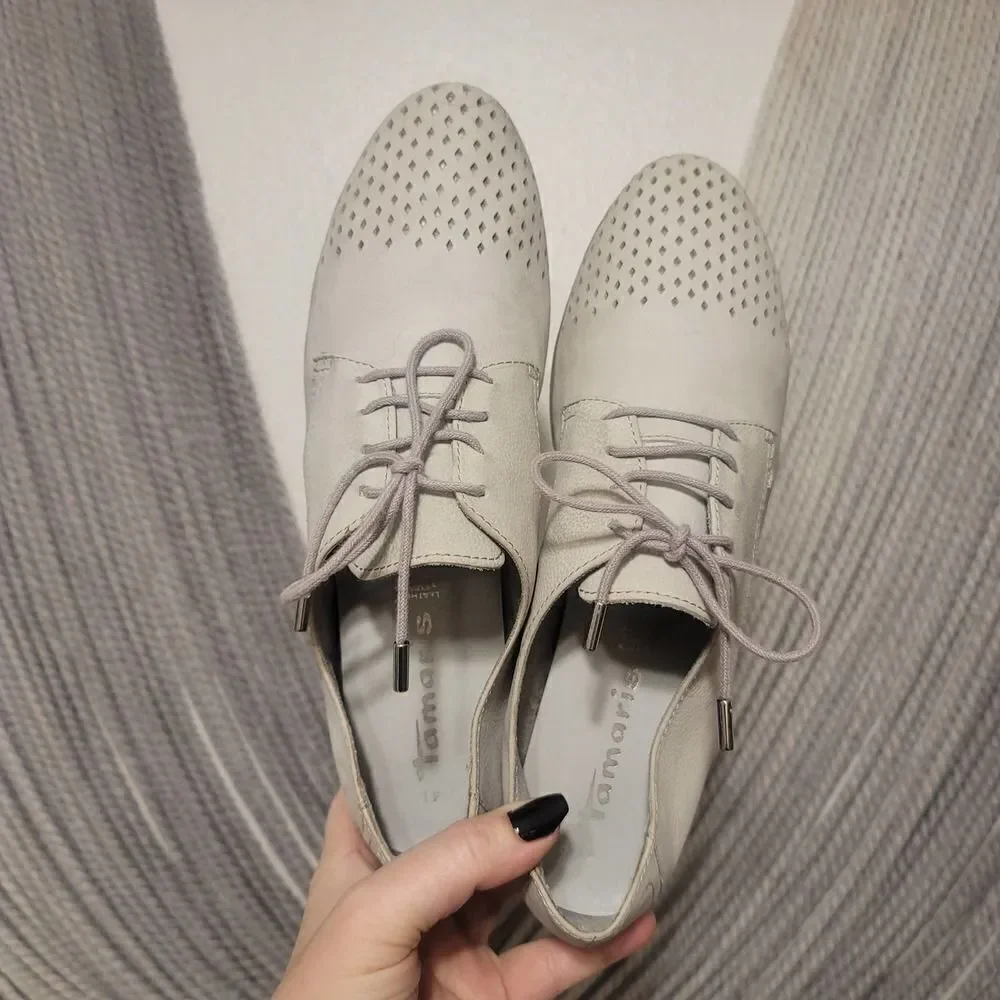Tamaris Perforated Nubuck Oxford Sz 41